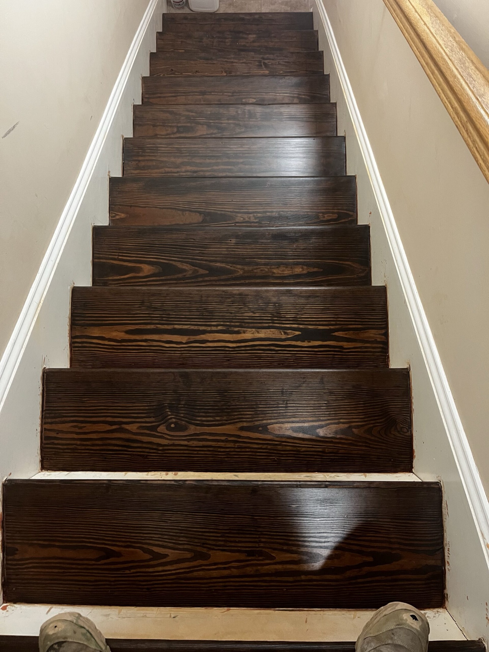 Stained to Match Steps